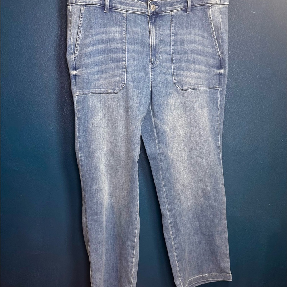 J. Jill Light Blue wide leg Jeans